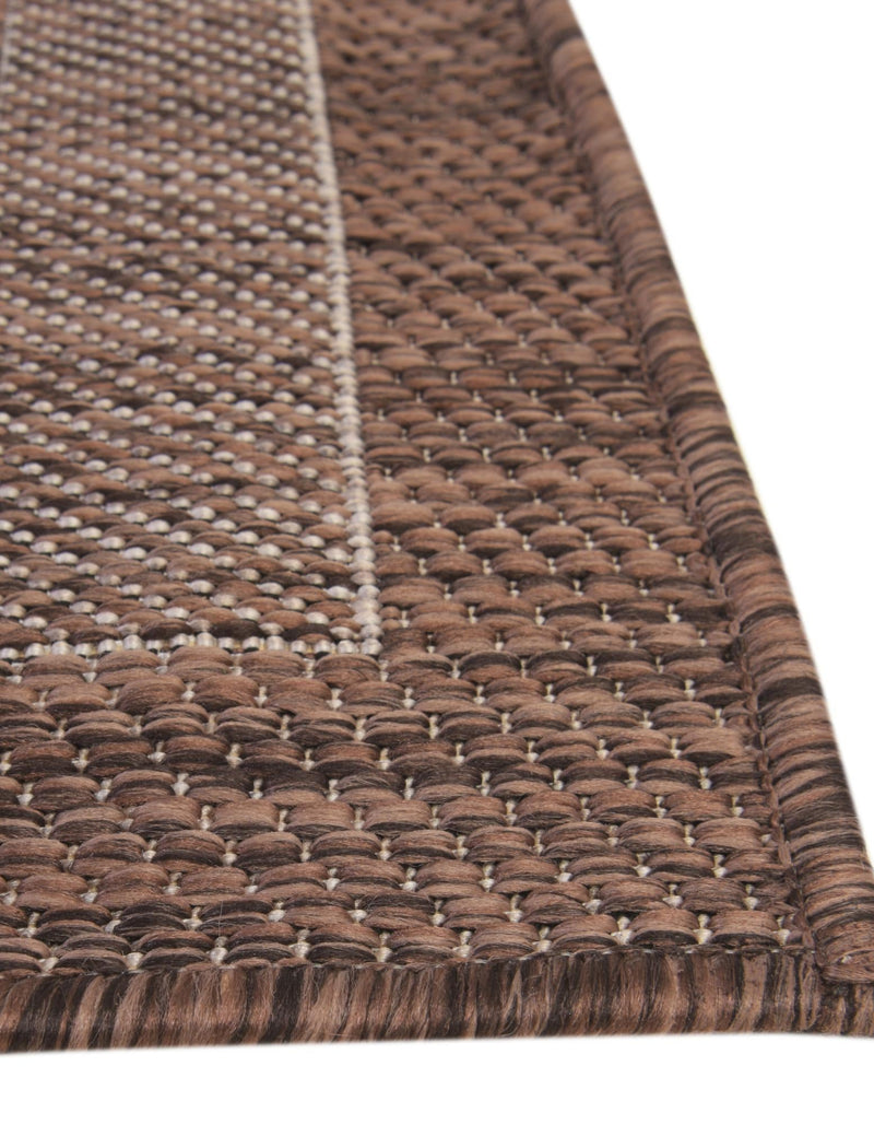 Patio Perimeter Collection Area Rug - Veranda (Brown) Rectangle Brown lifestyle 43