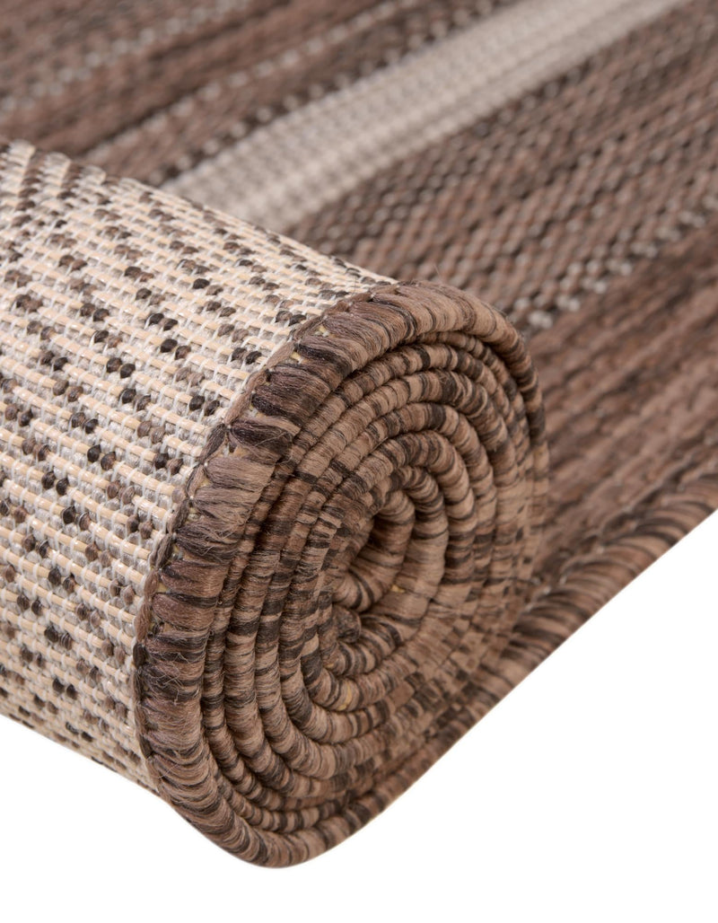 Patio Perimeter Collection Area Rug - Veranda (Brown) Rectangle Brown lifestyle 50