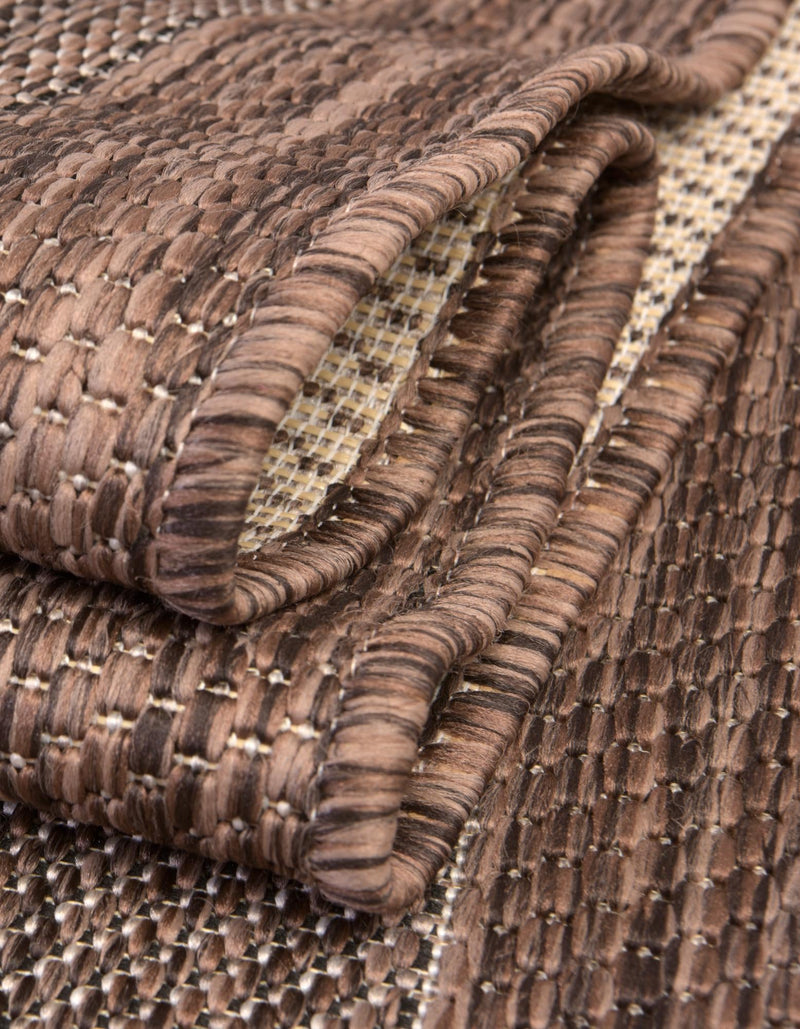 Patio Perimeter Collection Area Rug - Veranda (Brown) Rectangle Brown lifestyle 51