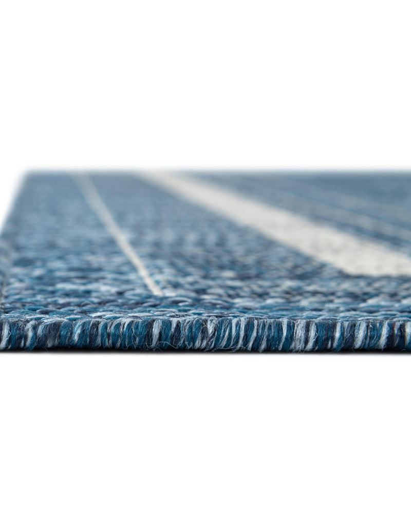 Patio Perimeter Collection Area Rug - Veranda (Blue) Rectangle Blue lifestyle 30