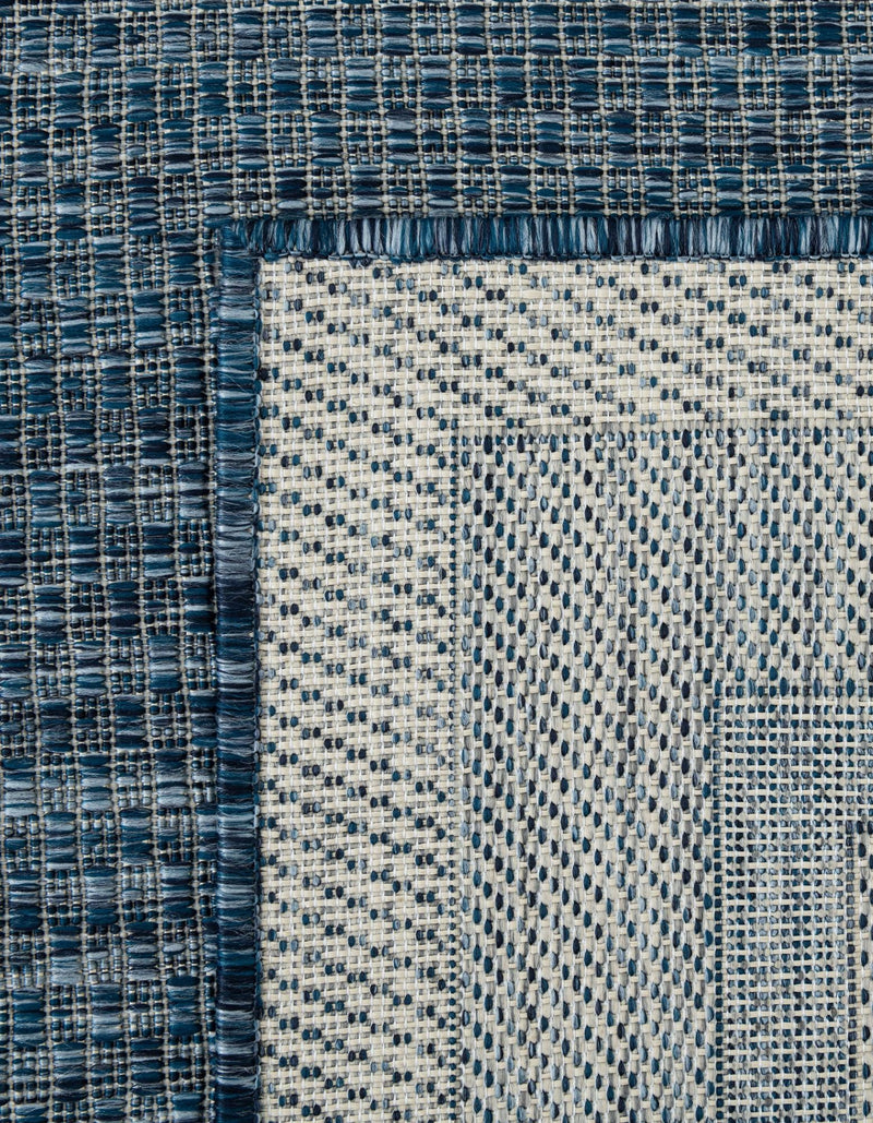 Patio Perimeter Collection Area Rug - Veranda (Blue) Rectangle Blue lifestyle 33