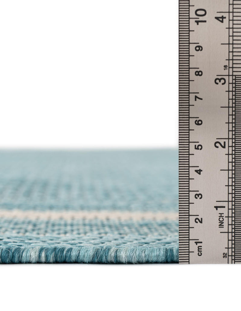 Patio Perimeter Collection Area Rug - Veranda (Aquamarine) Rectangle Aquamarine lifestyle 15