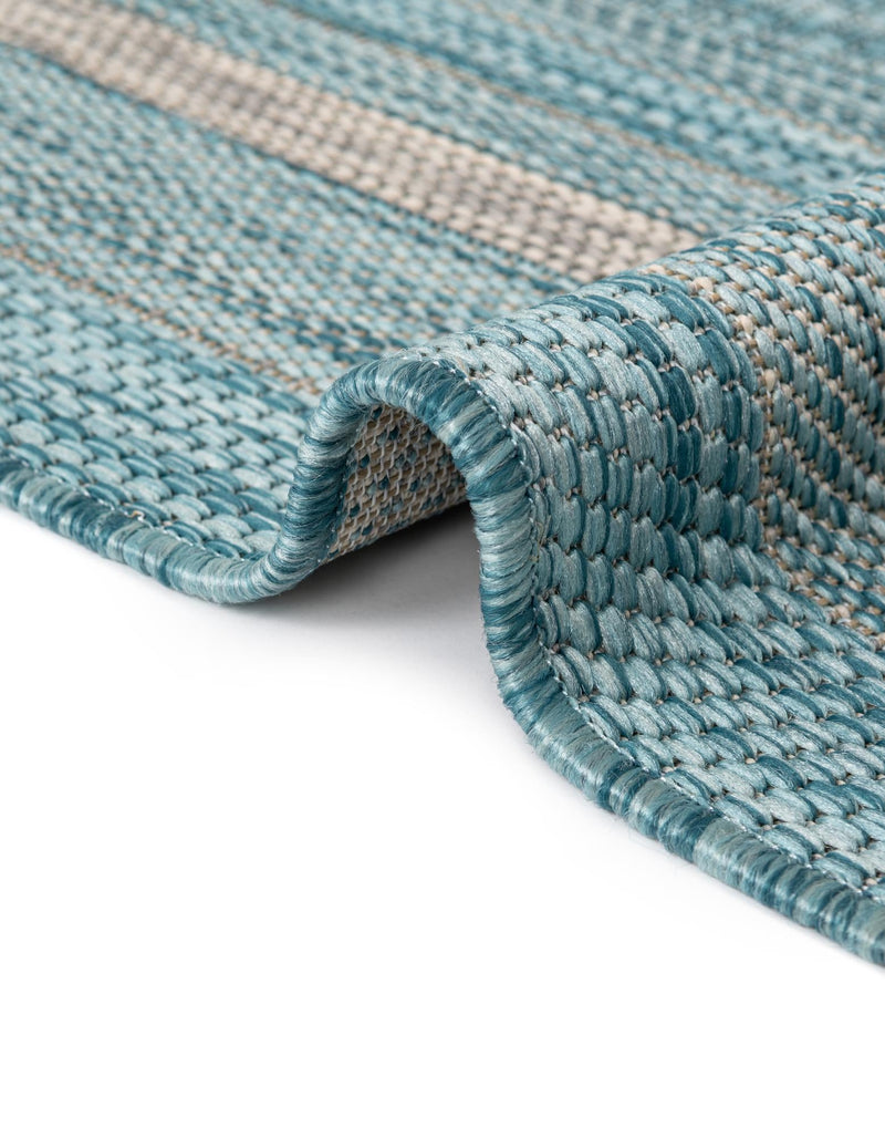Patio Perimeter Collection Area Rug - Veranda (Aquamarine) Rectangle Aquamarine lifestyle 25