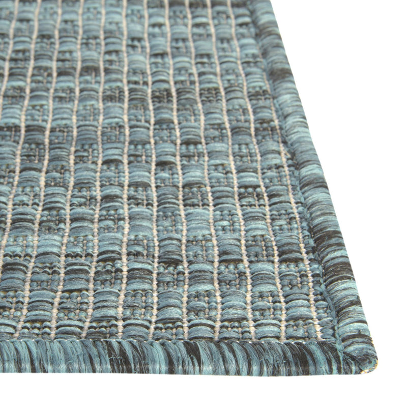 Patio Perfection Collection Area Rug - Veranda (Teal) Rectangle Teal lifestyle 23