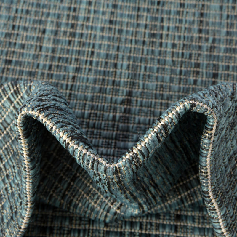 Patio Perfection Collection Area Rug - Veranda (Teal) Rectangle Teal lifestyle 25