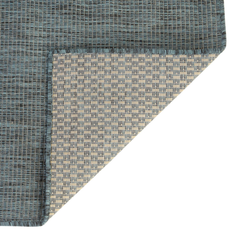 Patio Perfection Collection Area Rug - Veranda (Teal) Rectangle Teal lifestyle 27