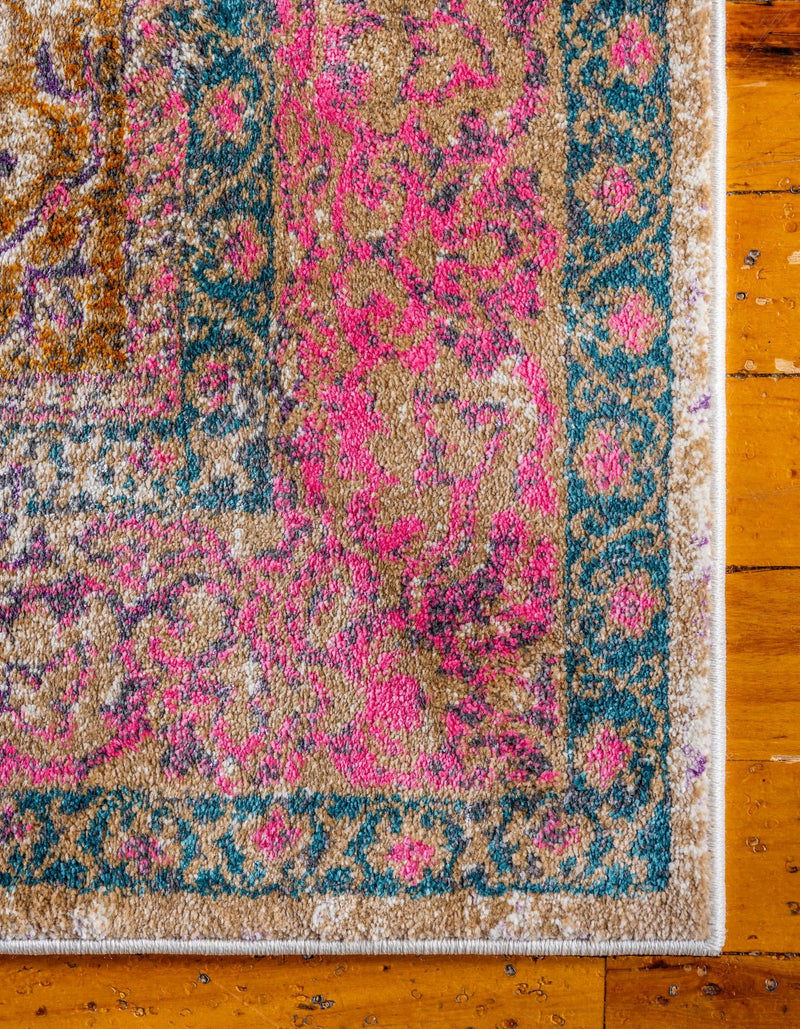 Serenade Oasis Collection Area Rug - Mirage Square Beige lifestyle 37