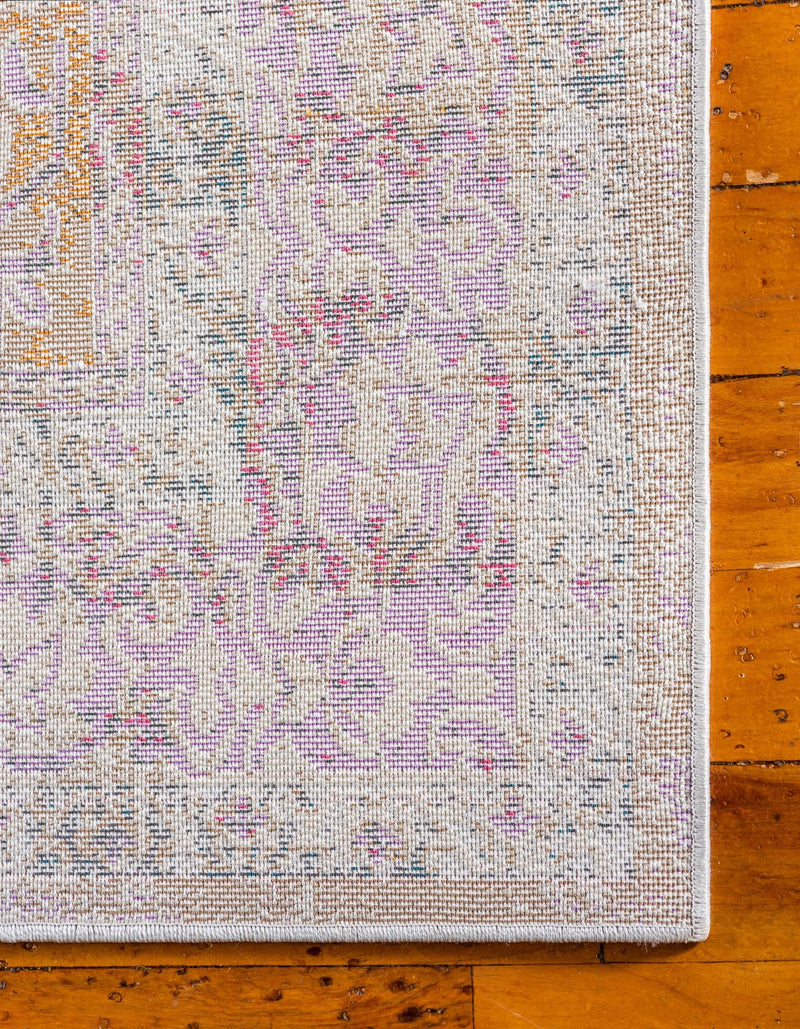 Serenade Oasis Collection Area Rug - Mirage Square Beige lifestyle 40