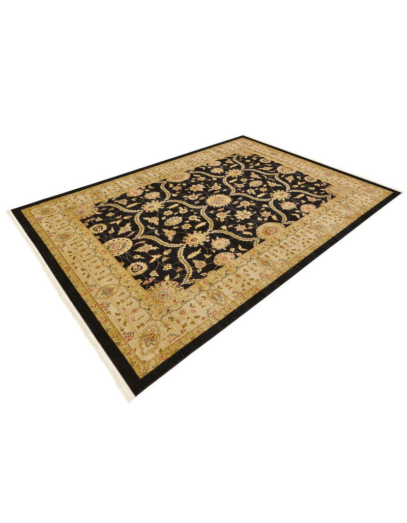 Chelsea Elegance Collection Area Rug - Stockwell Rectangle Black lifestyle 25