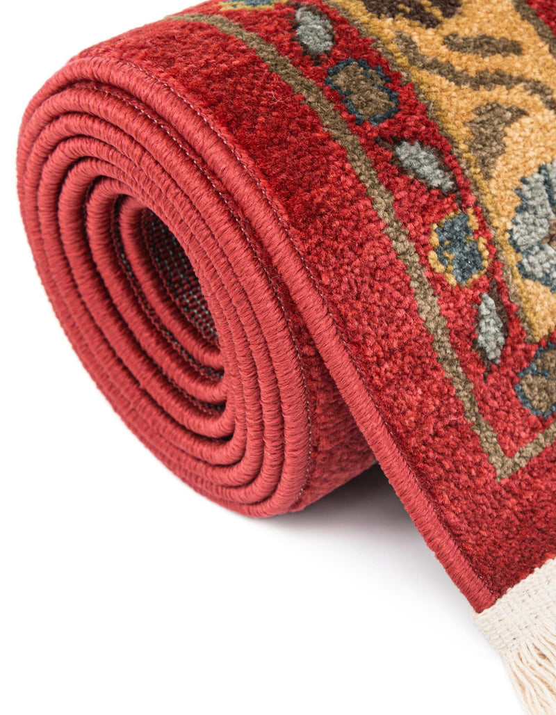 Chelsea Elegance Collection Area Rug - Osterley Rectangle Red lifestyle 37