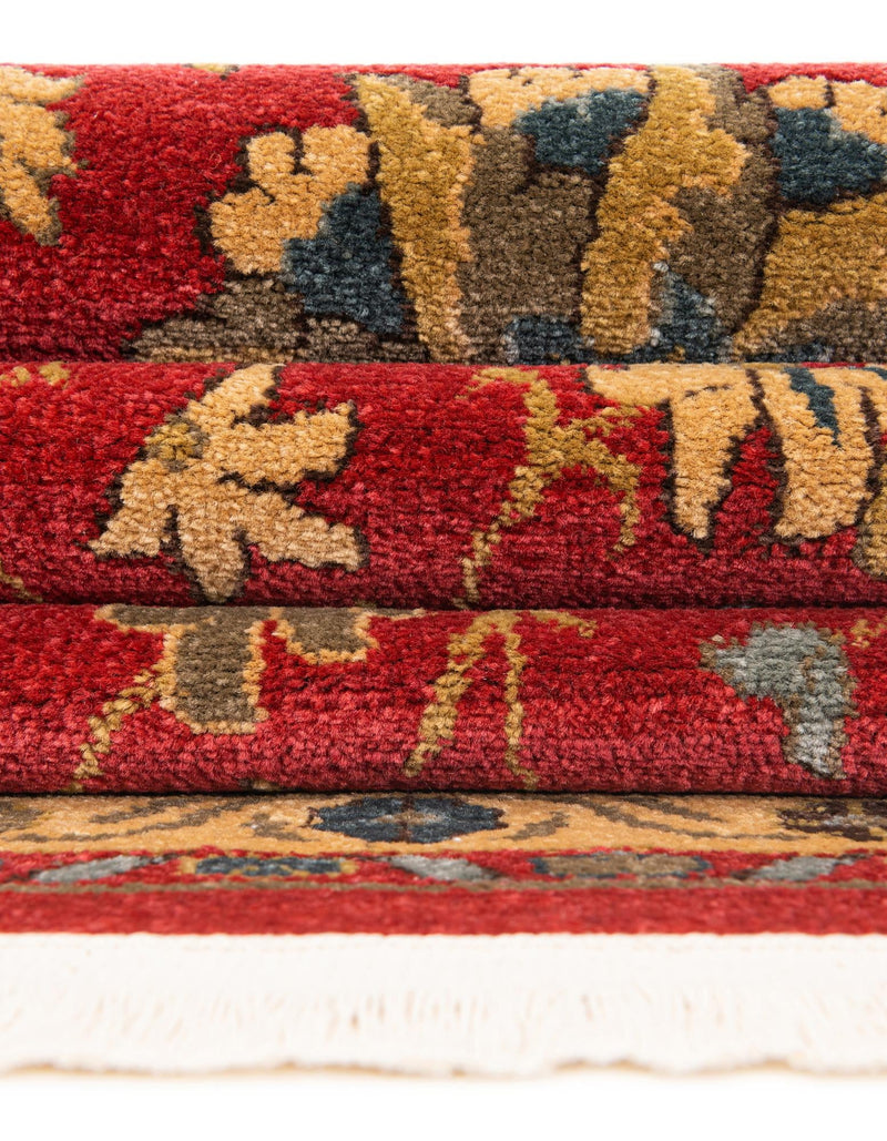 Chelsea Elegance Collection Area Rug - Osterley Rectangle Red lifestyle 41