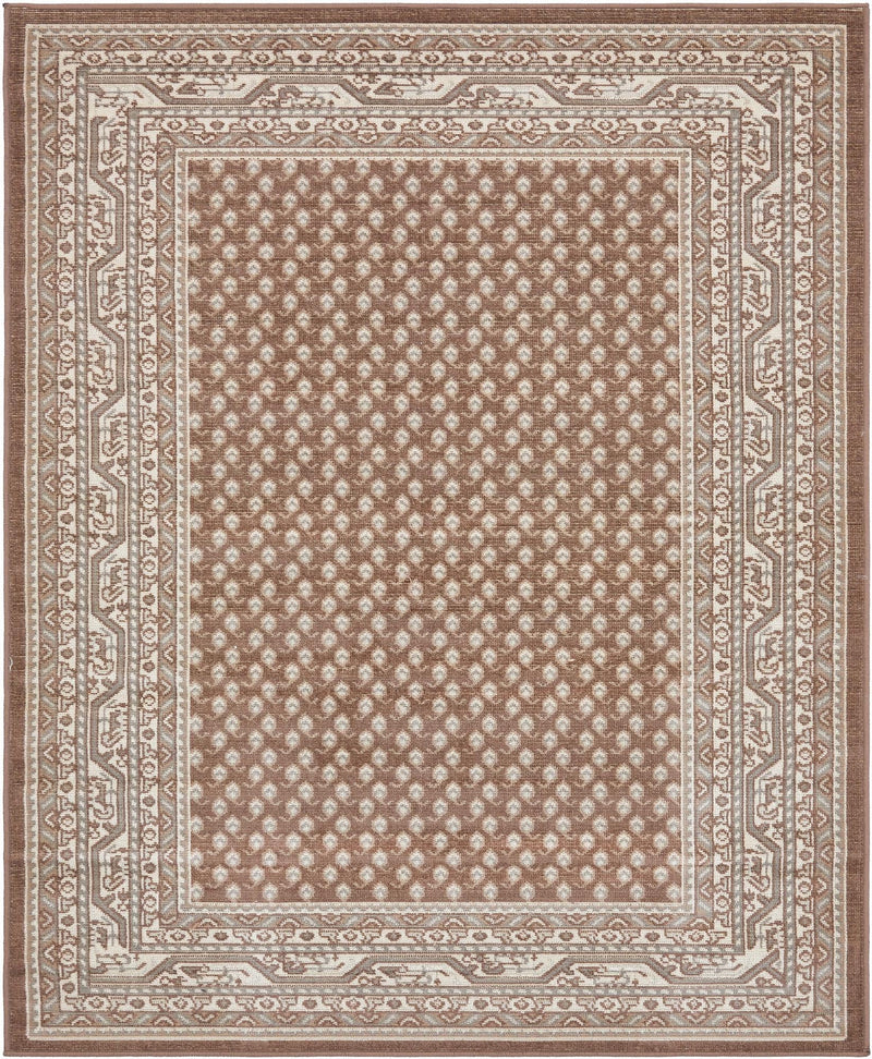 Soho Elegance Collection Area Rug - Mercer (Brown) Rectangle Brown Main
