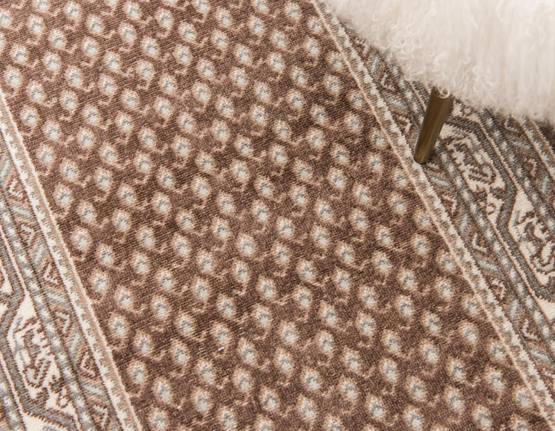 Soho Elegance Collection Area Rug - Mercer (Brown) Runner Brown lifestyle 25