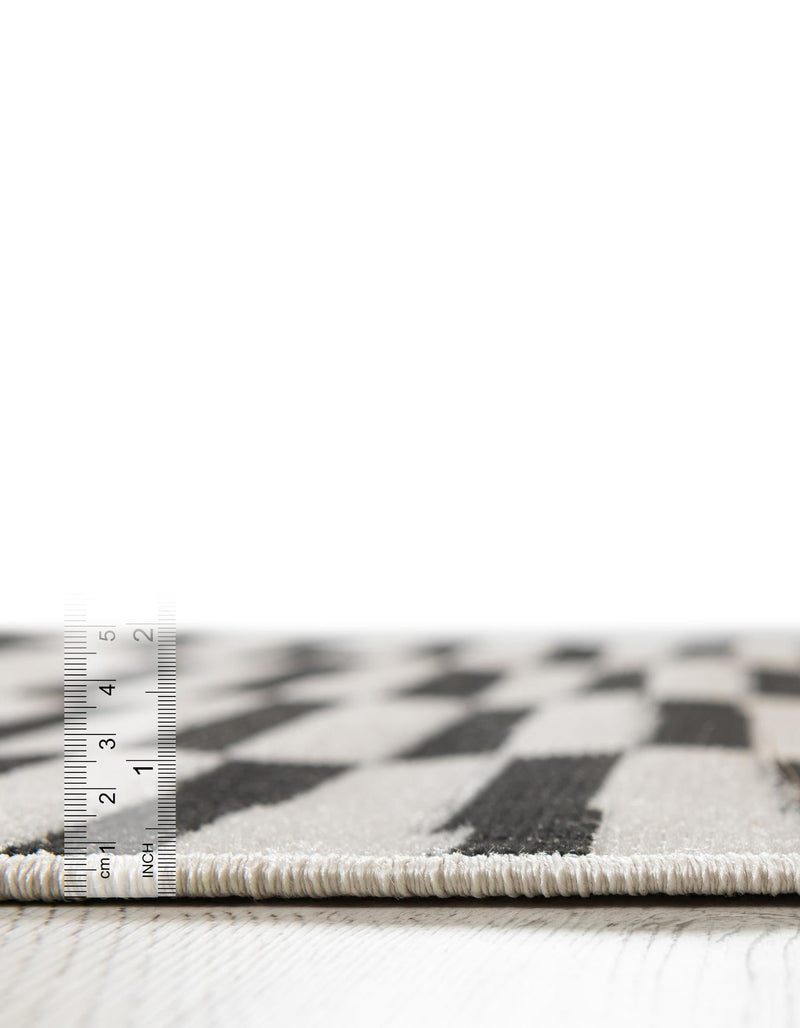 Soho Elegance Collection Area Rug - Hudson (Black) Rectangle Black lifestyle 5