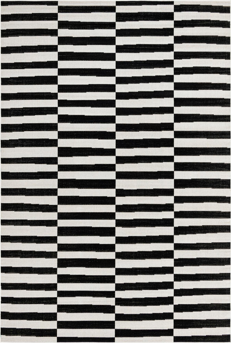 Soho Elegance Collection Area Rug - Hudson (Black) Rectangle Black Main