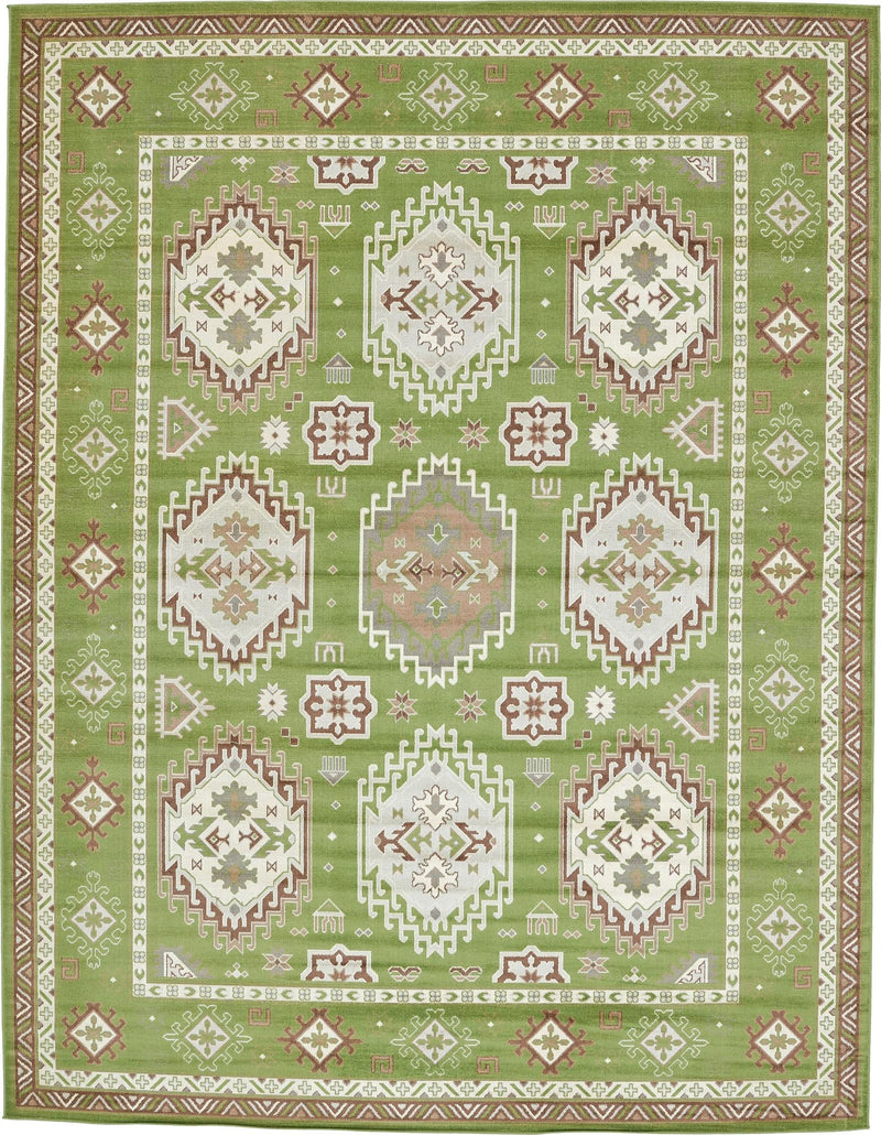 Soho Elegance Collection Area Rug - Crosby Rectangle Green lifestyle 2