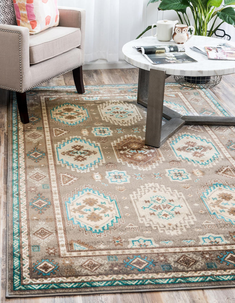 Soho Elegance Collection Area Rug - Crosby Rectangle Gray lifestyle 4