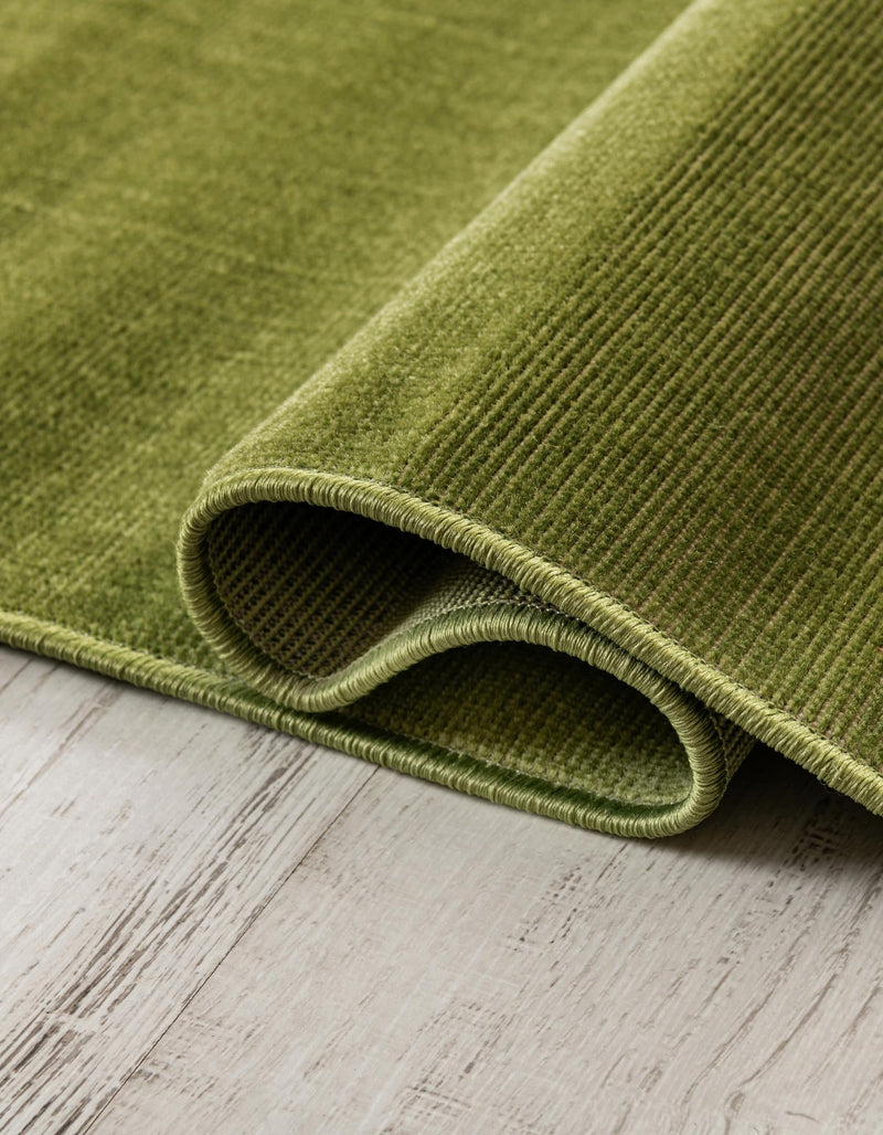 Soho Elegance Collection Area Rug - Chelsea (Green) Round Green lifestyle 26