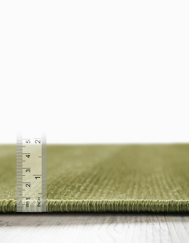 Soho Elegance Collection Area Rug - Chelsea (Green) Round Green lifestyle 27