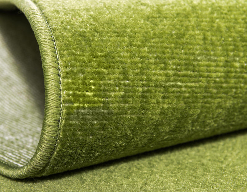 Soho Elegance Collection Area Rug - Chelsea (Green) Round Green lifestyle 24