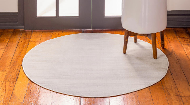 Soho Elegance Collection Area Rug - Chelsea (Beige) Round Beige lifestyle 22