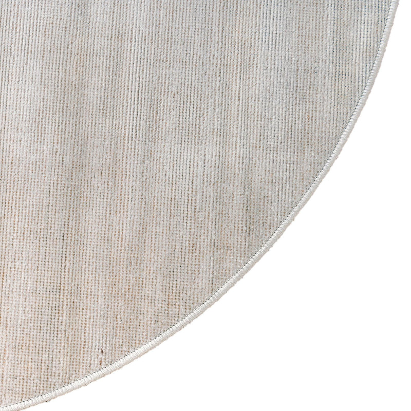 Soho Elegance Collection Area Rug - Chelsea (Beige) Round Beige lifestyle 28
