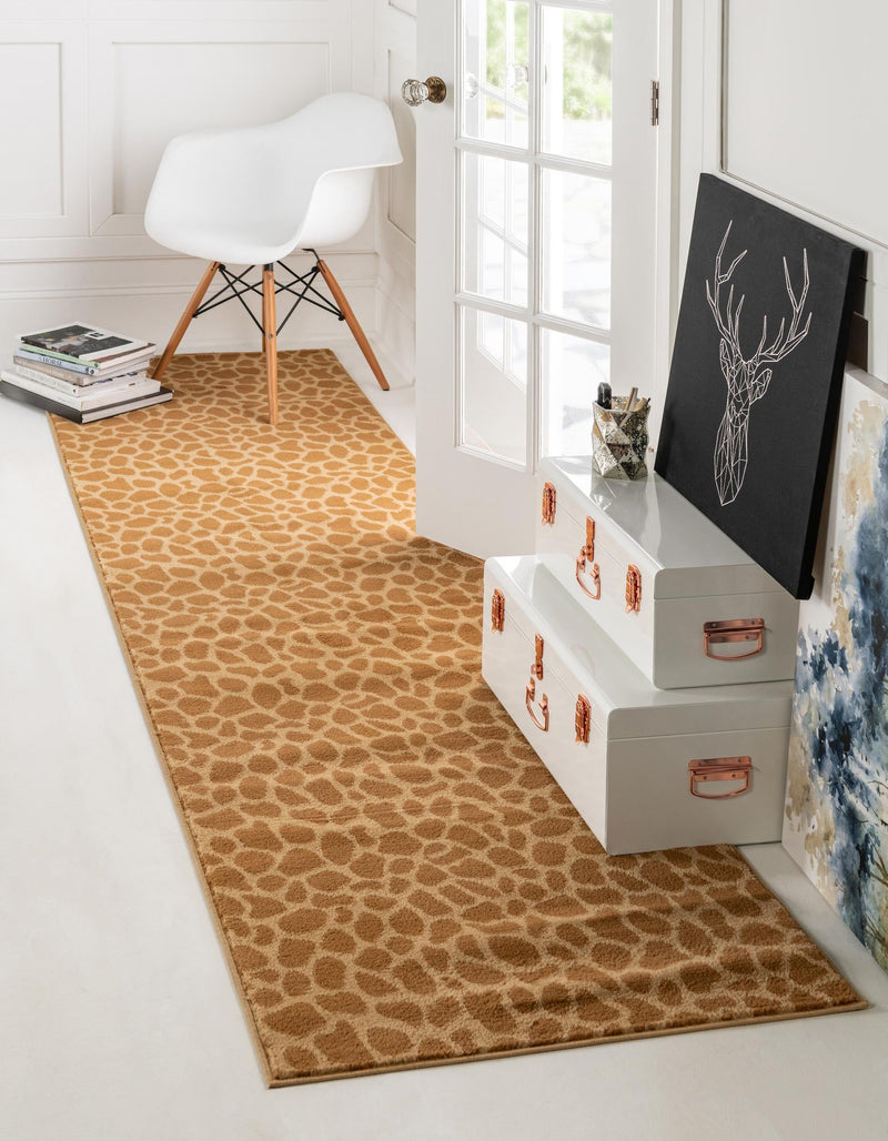 Savannah Sojourn Collection Area Rug - Etosha Runner Yellow lifestyle 9