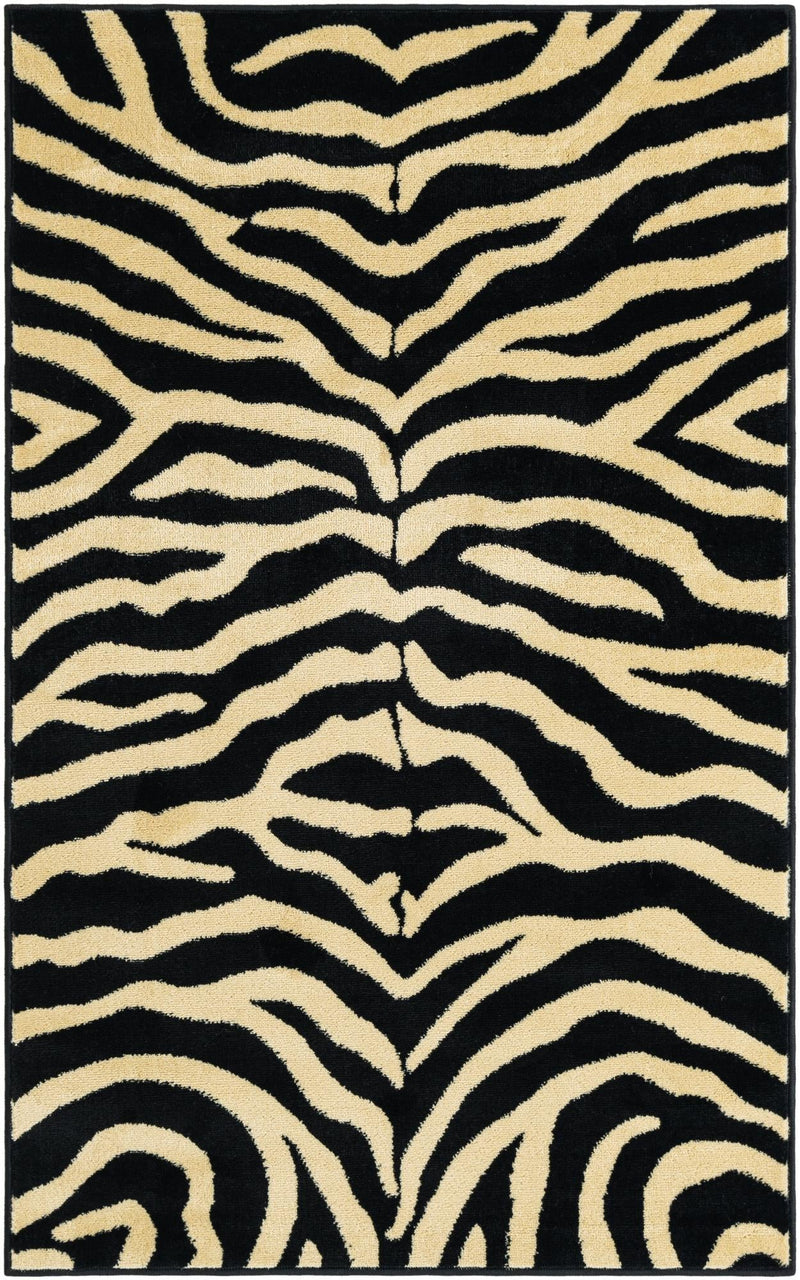Savannah Sojourn Collection Area Rug - Kilimanjaro Rectangle Black lifestyle 2