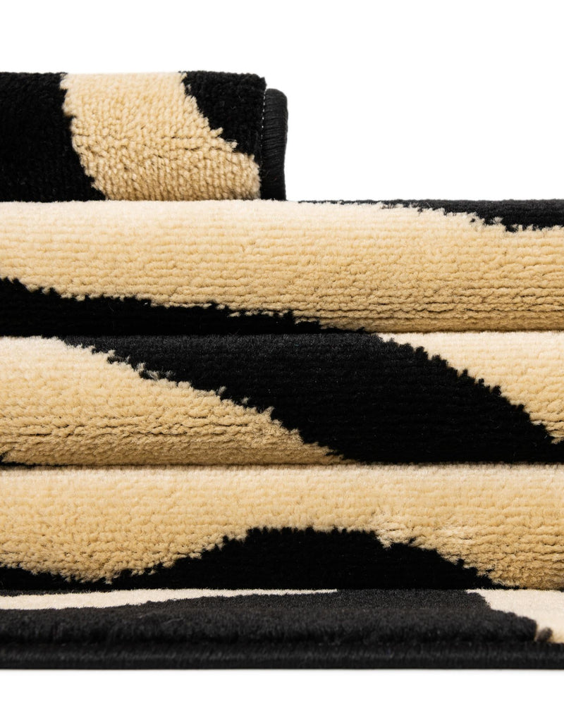 Savannah Sojourn Collection Area Rug - Kilimanjaro Rectangle Black lifestyle 24