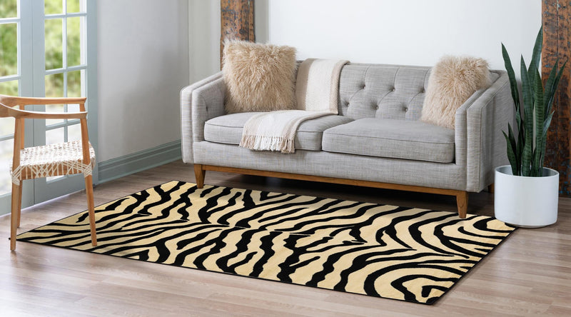 Savannah Sojourn Collection Area Rug - Kilimanjaro Rectangle Cream lifestyle 5