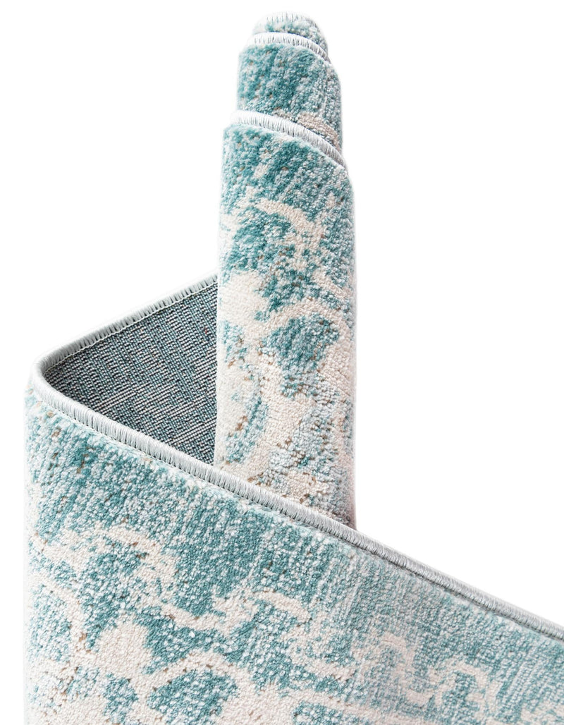 Rustic Charm Revival Collection Area Rug - Farmstead Rectangle Light Blue lifestyle 41