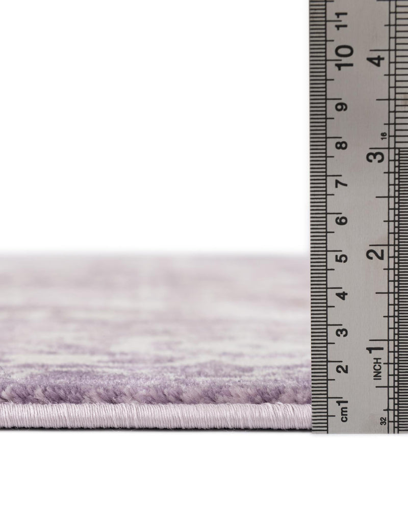 Rustic Charm Revival Collection Area Rug - Farmstead Rectangle Purple lifestyle 20