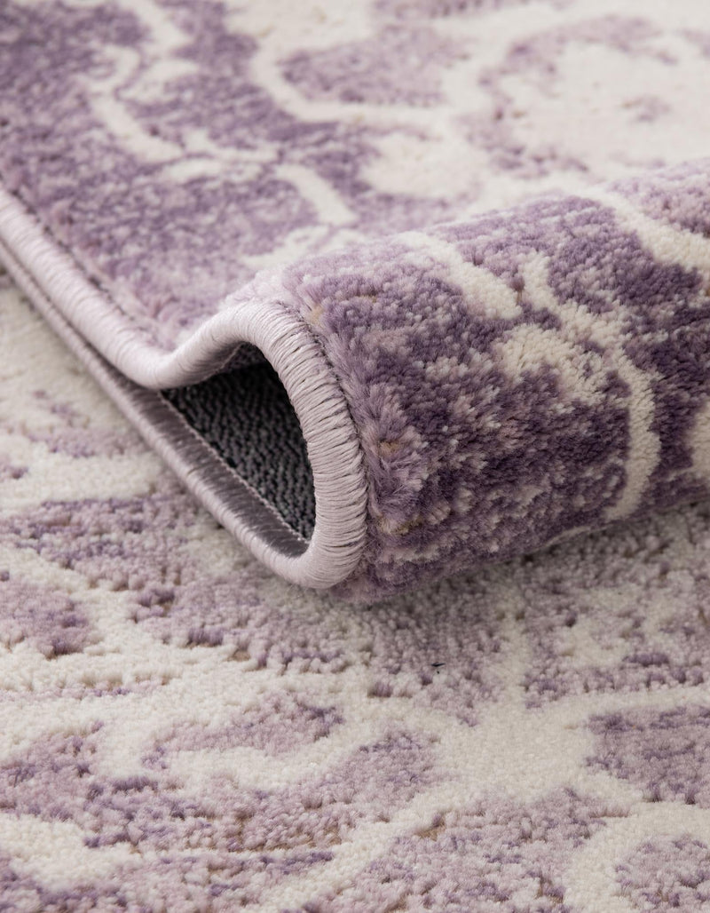 Rustic Charm Revival Collection Area Rug - Farmstead Rectangle Purple lifestyle 23