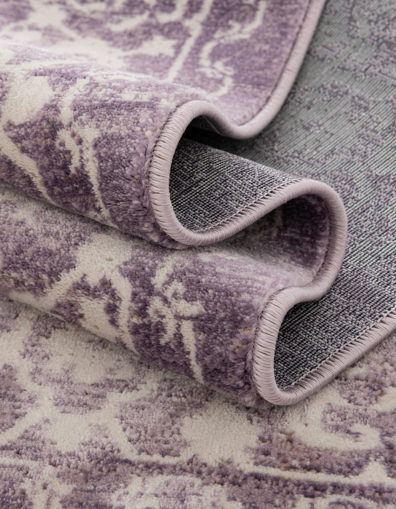 Rustic Charm Revival Collection Area Rug - Farmstead Rectangle Purple lifestyle 39