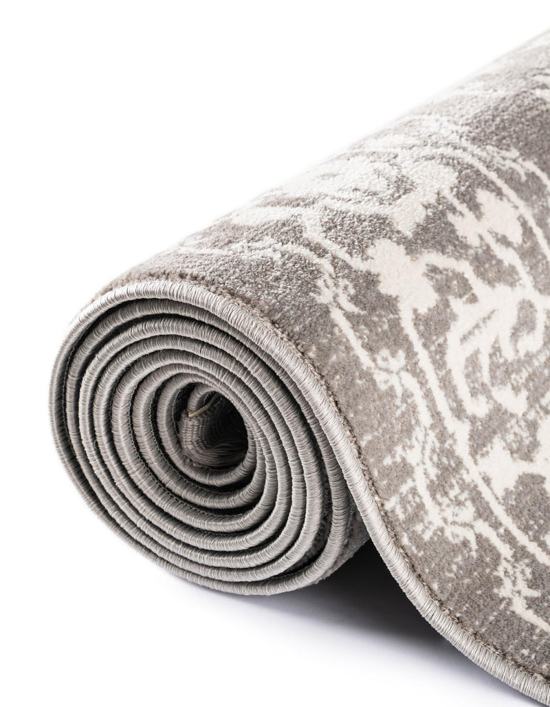Rustic Charm Revival Collection Area Rug - Farmstead Rectangle Light Gray lifestyle 44