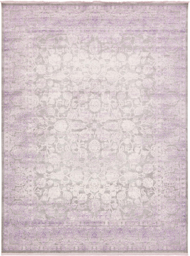 Rustic Charm Revival Collection Area Rug - Pastoral Rectangle Lilac lifestyle 3