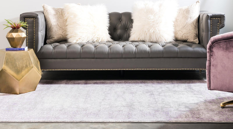 Rustic Charm Revival Collection Area Rug - Pastoral Rectangle Lilac lifestyle 12