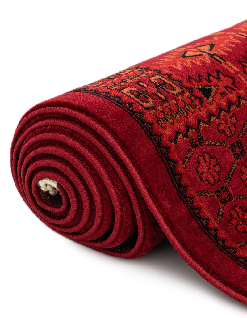 Samarkand Elegance Collection Area Rug - Ark Rectangle Red lifestyle 11