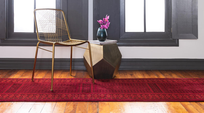Samarkand Elegance Collection Area Rug - Ark Runner Red lifestyle 26