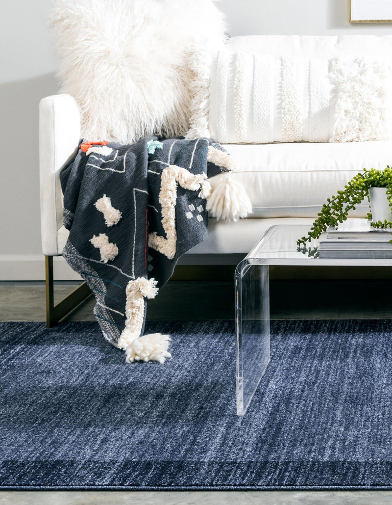 Studio Haven Collection Area Rug - Conservatory (Navy Blue) Rectangle Navy Blue lifestyle 4