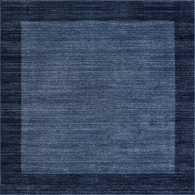 Studio Haven Collection Area Rug - Conservatory (Navy Blue) Square Navy Blue lifestyle 19