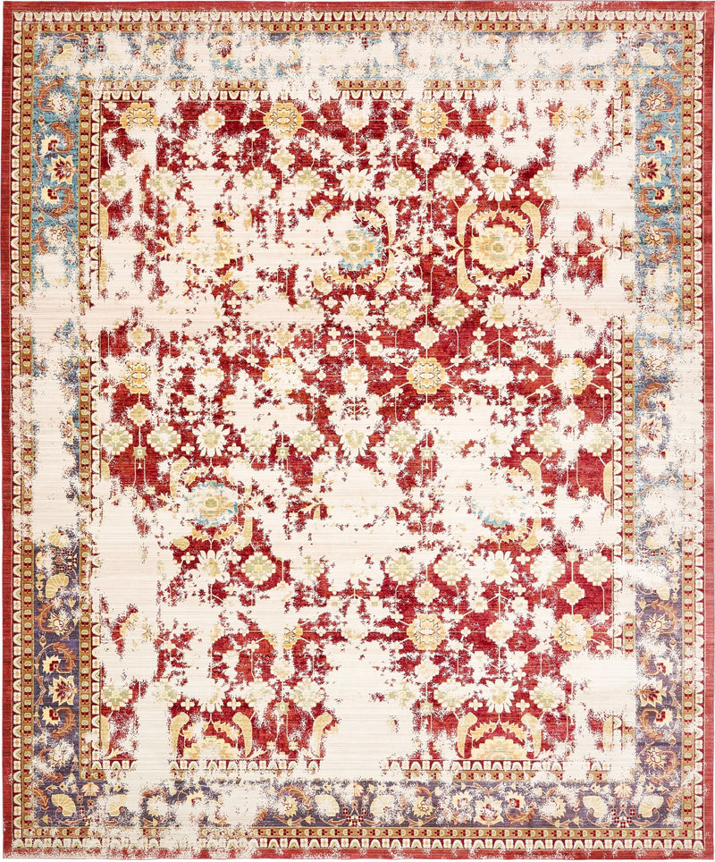 Lagoon Luxe Collection Area Rug - Sanddune Rectangle Red Main