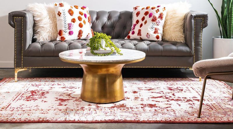Lagoon Luxe Collection Area Rug - Sanddune Rectangle Red lifestyle 4