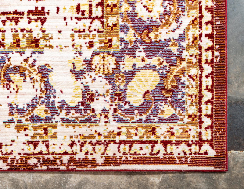 Lagoon Luxe Collection Area Rug - Sanddune Rectangle Red lifestyle 9
