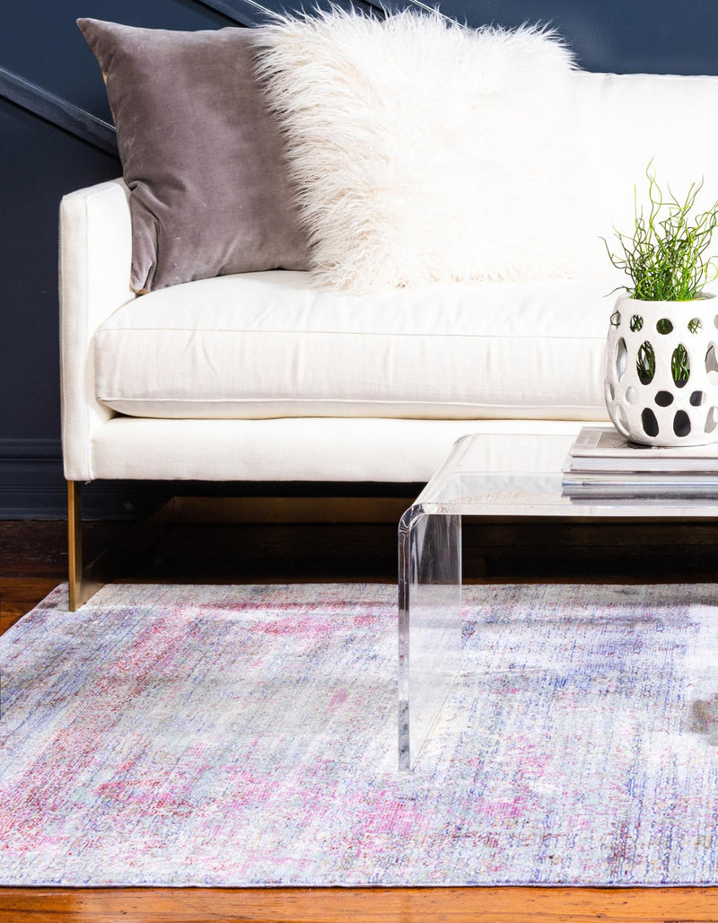Lagoon Luxe Collection Area Rug - Seaweed Rectangle Violet lifestyle 4