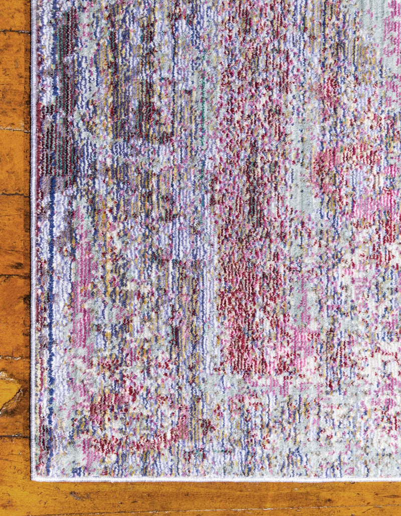 Lagoon Luxe Collection Area Rug - Seaweed Square Violet lifestyle 23