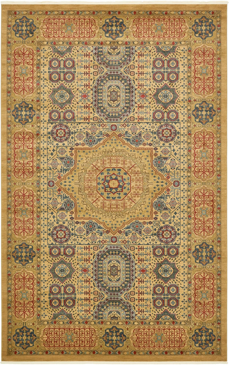 Ottoman Elegance Collection Area Rug - Ephesus Rectangular Beige lifestyle 41
