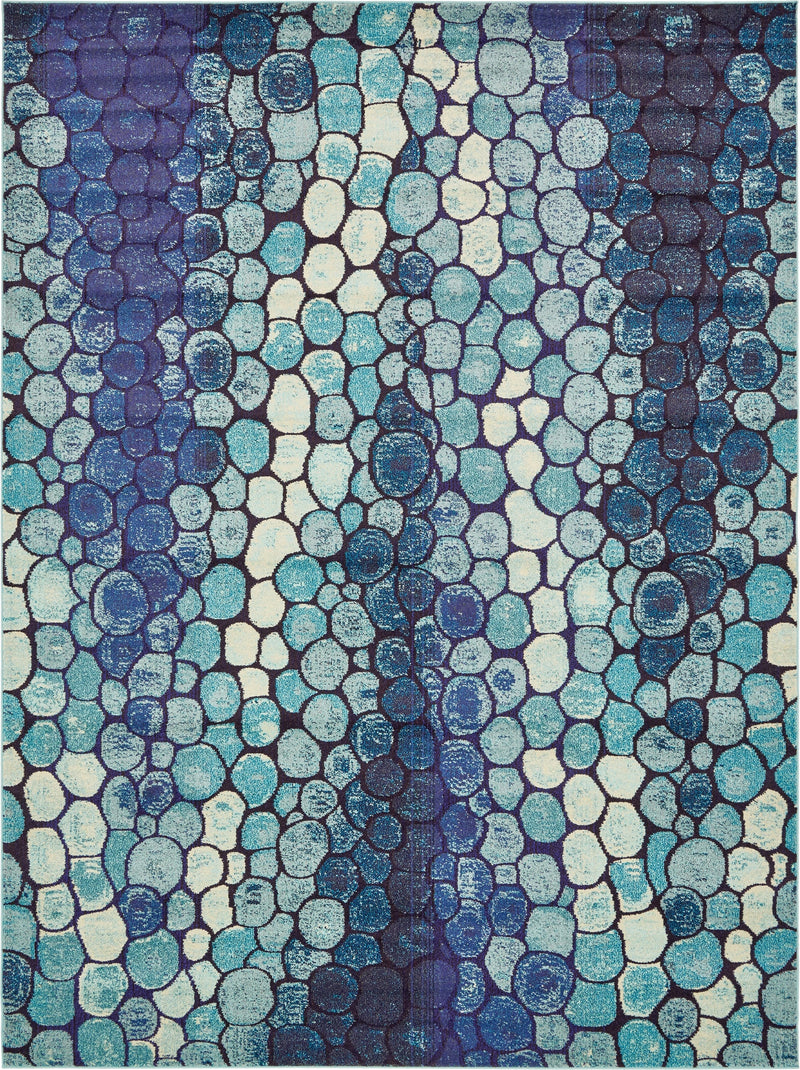 Marrakesh Elegance Collection Area Rug - Selouane Rectangle Blue Main