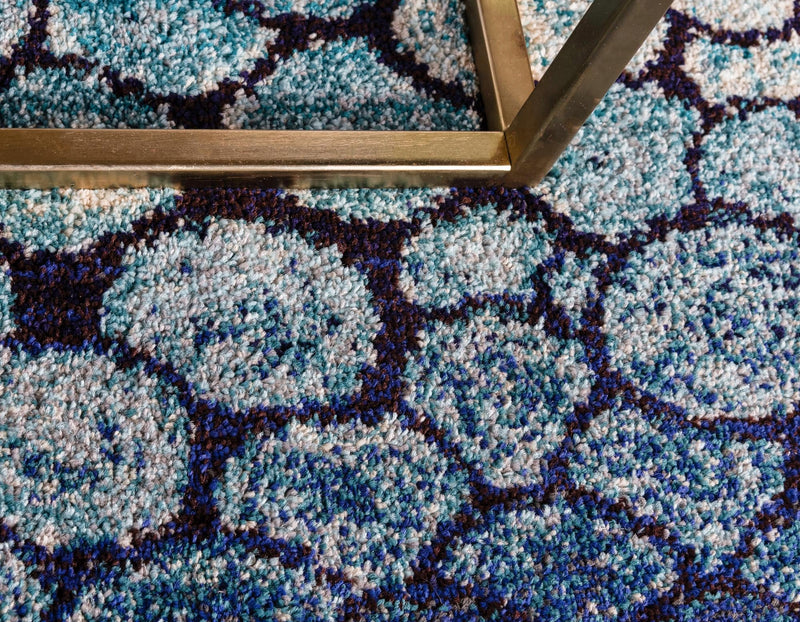 Marrakesh Elegance Collection Area Rug - Selouane Runner Blue lifestyle 21