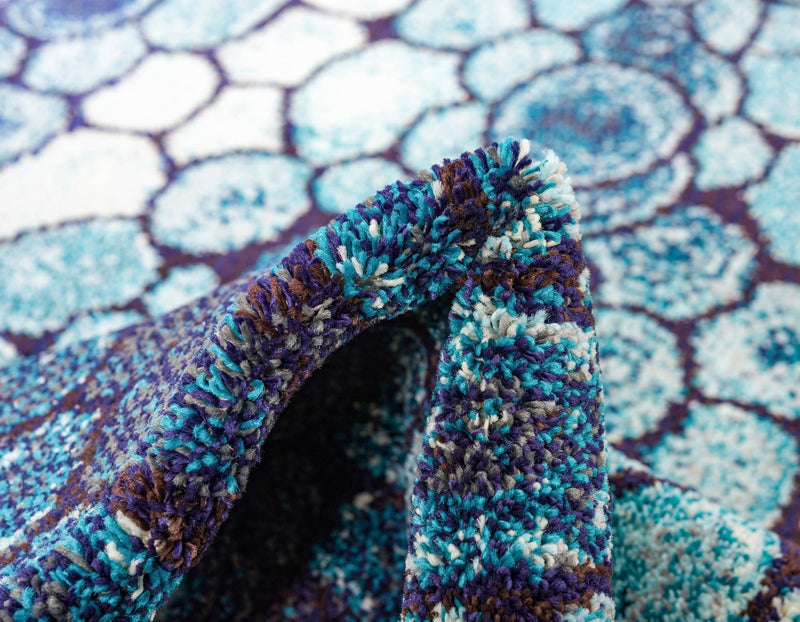 Marrakesh Elegance Collection Area Rug - Selouane Runner Blue lifestyle 25